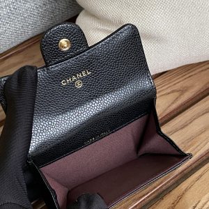 20230717_i1689589168_4291_8_jpg_bc0bf2dc-18e9-47c0-93e1-752ed4bfe210 cc small wallet 11cm black caviar gold hardware