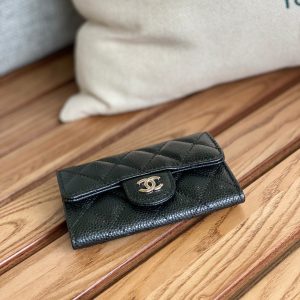 20230717_i1689589222_175_2_jpg_98296979-175b-42d2-91d3-b6191490dd04 cc small wallet 11cm black caviar silver hardware