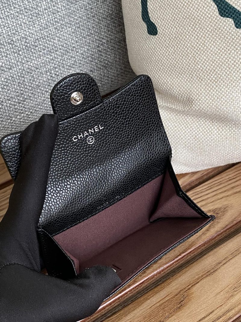 20230717_i1689589222_3805_8_jpg_b29d3d09-c27d-40b8-bd19-f024e4629dcc cc small wallet 11cm black caviar silver hardware