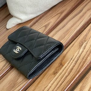 20230717_i1689589222_6110_3_jpg_018ba054-e47c-461e-8e21-3dbd5fc678df cc small wallet 11cm black caviar silver hardware