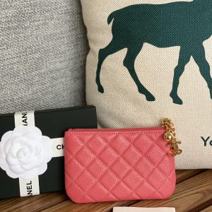 20230719_i1689737521_2004_1_jpg_df8ecd23-ae7b-406a-9d0f-650a19b3f031 cc zipped wallet 14cm light red caviar gold hardware