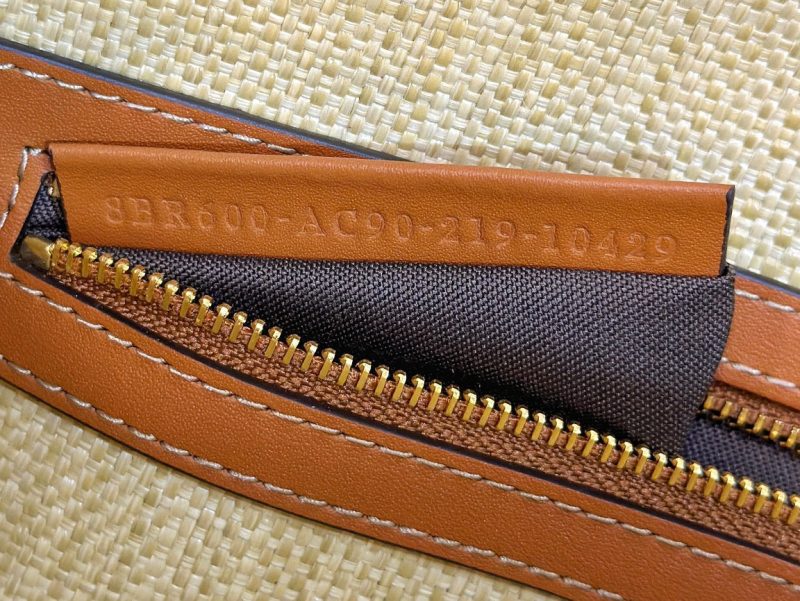 Fendi Baguette Tan Beige Canvas Bag 27 with FF Embroidery Ghw