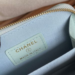 CC 22A Zippy Coin Purse Light Blue Caviar GHW 223904