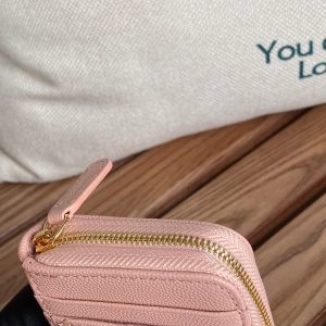 CC 22A Zippy Coin Purse Light Pink Caviar GHW 223906