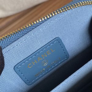 CC 22A Zippy Coin Purse Blue Caviar GHW 223908