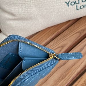 CC 22A Zippy Coin Purse Blue Caviar GHW 223908