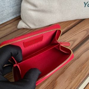 CC 22A Zippy Coin Purse Red Caviar GHW 223914