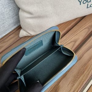 CC 22A Zippy Coin Purse Green Caviar GHW 223916