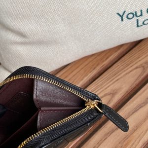 CC 22A Zippy Coin Purse Black Sheepskin GHW 223920