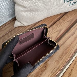 CC 22A Zippy Coin Purse Black Sheepskin GHW 223920