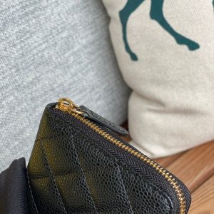 CC Zippy Long Wallet 19.5cm Black Caviar GHW 223945