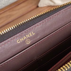 CC Zippy Long Wallet 19.5cm Black Caviar GHW 223945