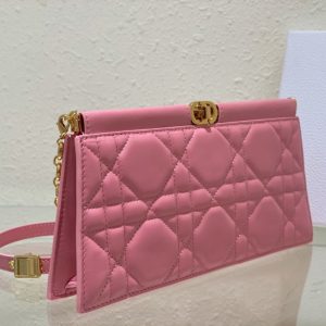 cd caro colle noire 27.5 pink calfskin