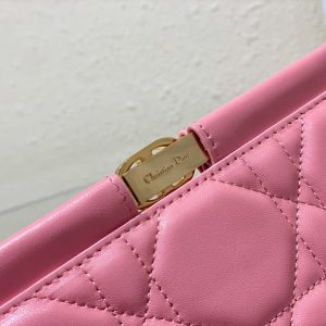 cd caro colle noire 27.5 pink calfskin