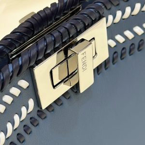 20230726_i1690366883_7153_3_jpg PEEKABOO ISEEU 27 IN BLUE BAYOUX INTERLACED CALFSKIN SILVER HARDWARE