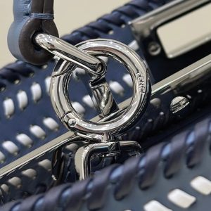 20230726_i1690366883_8860_5_jpg PEEKABOO ISEEU 27 IN BLUE BAYOUX INTERLACED CALFSKIN SILVER HARDWARE