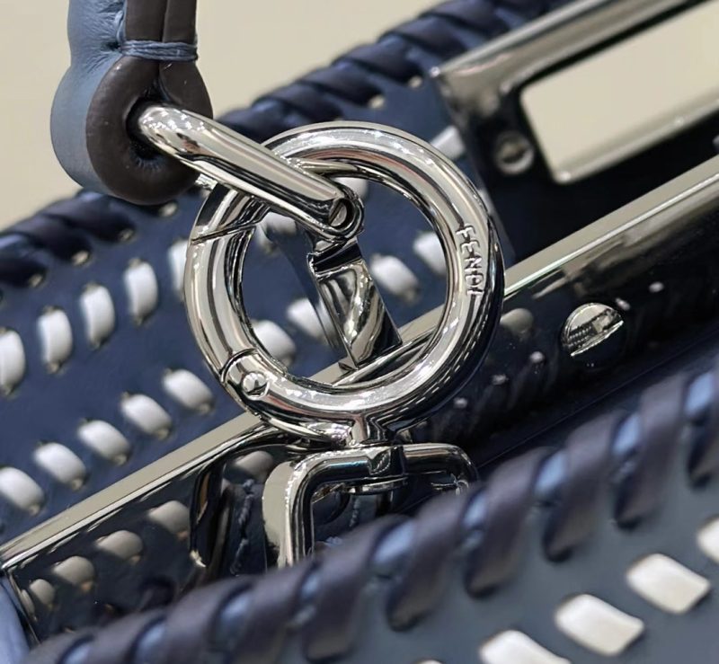 20230726_i1690366883_8860_5_jpg PEEKABOO ISEEU 27 IN BLUE BAYOUX INTERLACED CALFSKIN SILVER HARDWARE