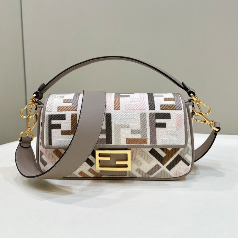 20230727_i1690451269_494_0_jpg BAGUETTE CANVAS 27 BAG GREY STRAP WITH MULTICOLOUR EMBROIDERY GOLD HARDWARE