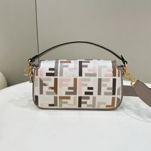 20230727_i1690451269_9468_1_jpg BAGUETTE CANVAS 27 BAG GREY STRAP WITH MULTICOLOUR EMBROIDERY GOLD HARDWARE