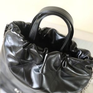 CC 2025 Backpack 34cm Black Soft Calfskin 335087