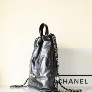 CC 2025 Backpack 34cm Black Soft Calfskin 335087