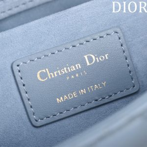 medium lady d-joy 26 cloud blue lambskin