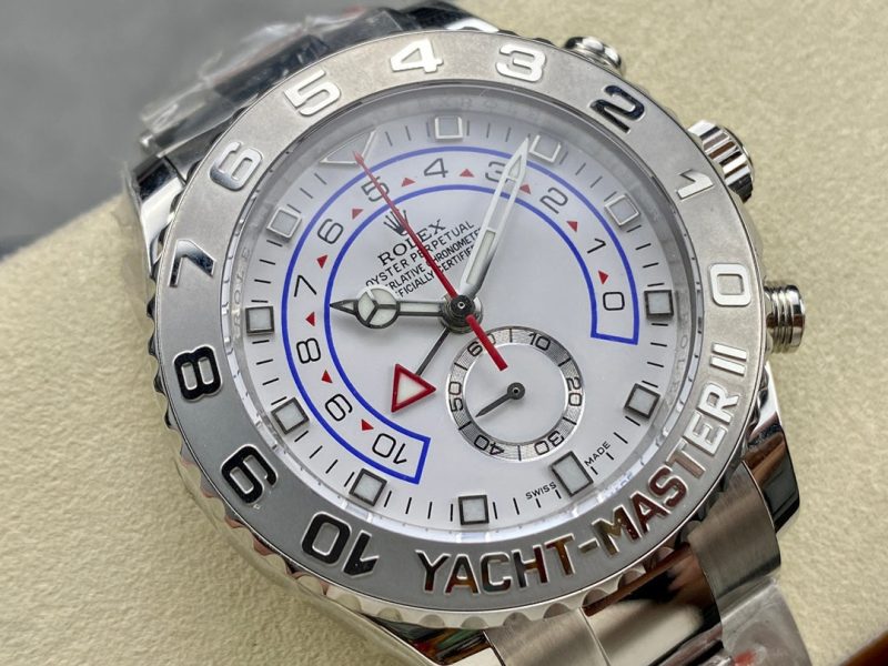 Rolex Yacht-Master II 44mm Silver White Dial