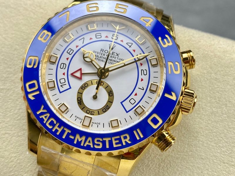 Rolex Yacht-Master II 44mm Gold White Dial