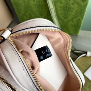 MARMONT HEART BAG 20 IN WHITE CALFSKIN GOLD HARDWARE