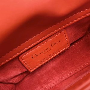 MICRO LADY 12 BAG IN SCARLET RED LAMBSKIN