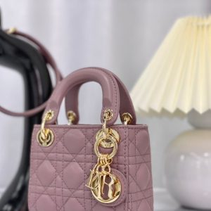 MICRO LADY 12 BAG IN LIGHT PURPLE LAMBSKIN