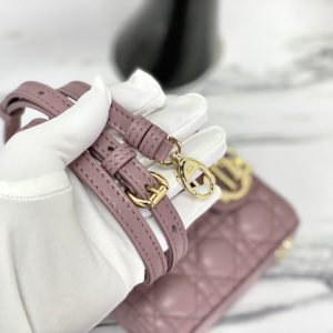 MICRO LADY 12 BAG IN LIGHT PURPLE LAMBSKIN