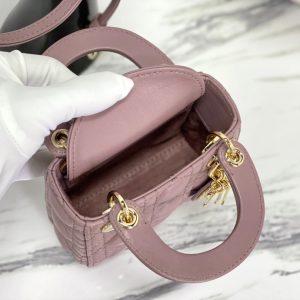 MICRO LADY 12 BAG IN LIGHT PURPLE LAMBSKIN