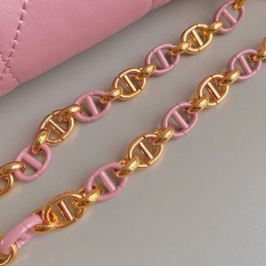 20230902_i1693659097_4503_6_jpg MISS CARO 17 CHAIN BAG IN HOT PINK LAMBSKIN