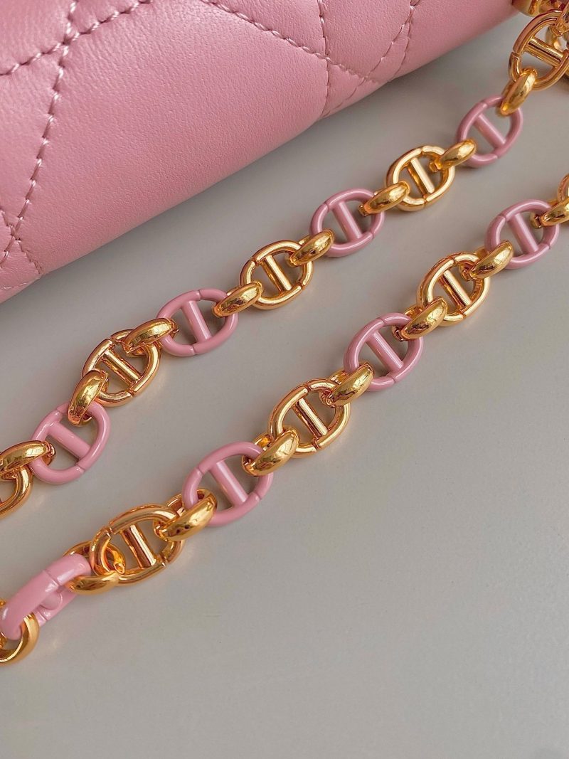20230902_i1693659097_4503_6_jpg MISS CARO 17 CHAIN BAG IN HOT PINK LAMBSKIN