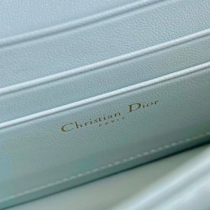 LADY 21 CHAIN BAG IN LIGHT BLUE LAMBSKIN