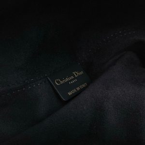 cd large toujours 37 black calfskin