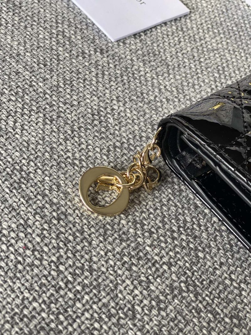 20230912_i1694499910_7216_4_jpg CD Caro 11cm Compact Wallet Shiny Black Calfskin