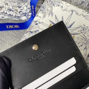 20230912_i1694499910_94_6_jpg CD Caro 11cm Compact Wallet Shiny Black Calfskin