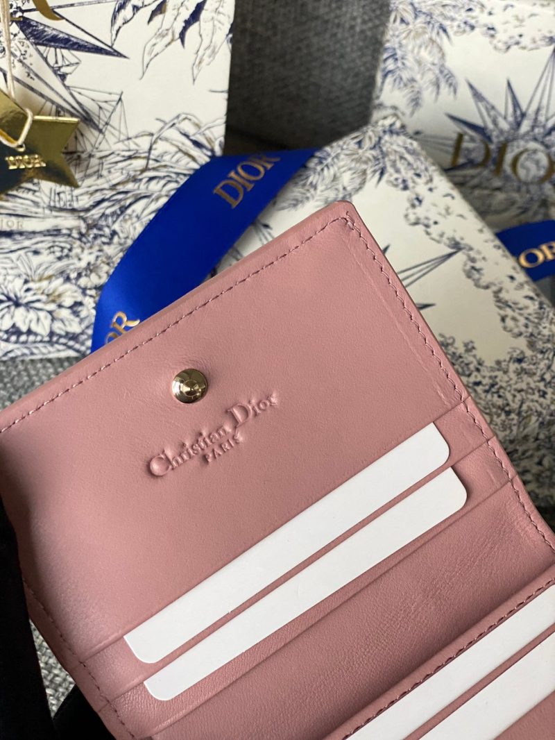 20230912_i1694505293_3648_6_jpg CD Caro 11cm Compact Wallet Pink Calfskin