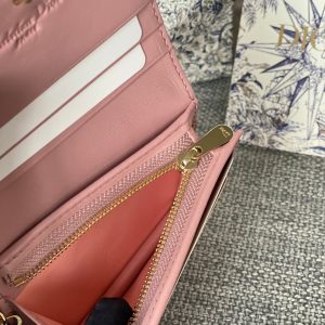 20230912_i1694505293_9079_7_jpg CD Caro 11cm Compact Wallet Pink Calfskin