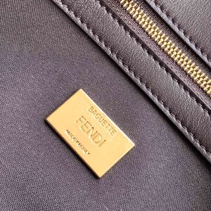 20231002_i1696226995_6619_6_jpg_2f571ff4-5ca7-4696-b1d0-f728bc4cb260 Fendi Baguette 24 Brown FF Jacquard Fabric Bag Ghw