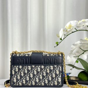 20231004_i1696401022_6790_2_jpg MONTAIGNE 25 BAG IN BLUE OBLIQUE JACQUARD