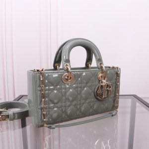 20231119_i1700325463_3277_2_jpg MEDIUM LADY D-JOY 26 ROCK GRAY LAMBSKIN