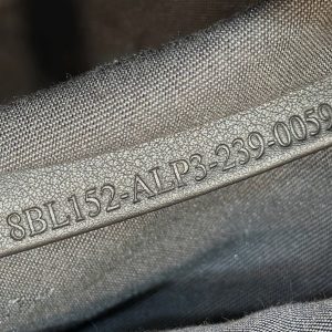 FendiI 27 BAG IN BROWN MIX BLACK JACQUARD FABRIC WITH CALFSKIN