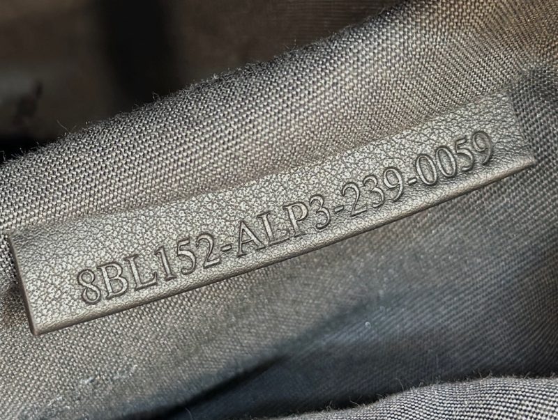 FendiI 27 BAG IN BROWN MIX BLACK JACQUARD FABRIC WITH CALFSKIN