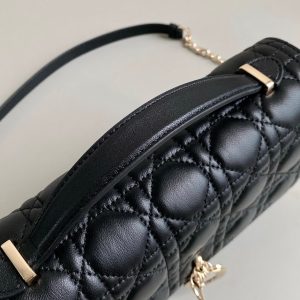 20231128_i1701157864_1283_8_jpg MISS LADY 24 LARGE BAG IN BLACK LAMBSKIN