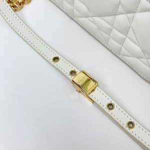 CARO BOX 19 IN WHITE CALFSKIN
