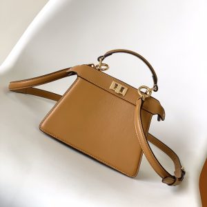 20240127_i1706329896_5341_1_jpg_87c77fa9-a814-441e-b4a4-d894ba98597f Peekaboo ISeeU Petite 20 Bag Tan Lambskin Ghw