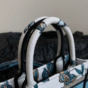 20240312_i1710238093_2500_5_jpg MINI BOOK TOTE 21 BUTTERFLY PATTERN BLUE CALFSKIN